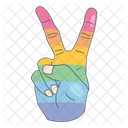 Peacehand sign  Icon