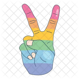 Peacehand sign  Icon