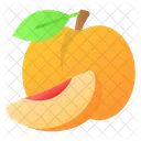 Peach Food Fruit Icon