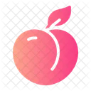 Peach Food And Restaurant Organic Icon