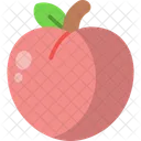 Peach Vegetarian Fruit Icon