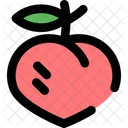 Peach Healthy Nutrition Icon