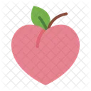 Peach Fruit Food Icon