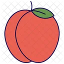 Peach Fruit Food Icon