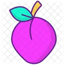 Peach Fruit Food Icon