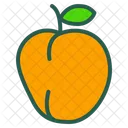 Peach Fruit Food Icon