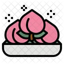 Peach Chinese Food Icon