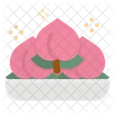 Peach Chinese Food Icon