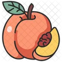 Fruit Vegan Peach Icon