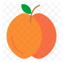 Peach Sweet Fruit Icon