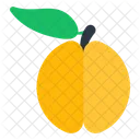 Peach Fruit Edible Icon