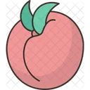 Peach Dessert Diet Icon