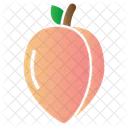 Peach Food Fresh Icon