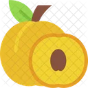 Peach Fruit Organic Icon