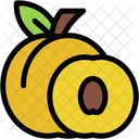 Peach Fruit Organic Icon