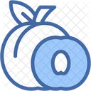 Peach Fruit Organic Icon