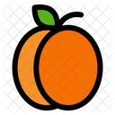 Peach Fruit Food Icon