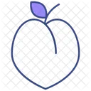 Peach Fruit Food Icon