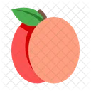 Peach Fruit Food Icon