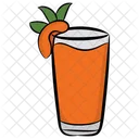 Peach Juice Juice Peach Nectar Icon
