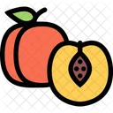 Peach Vegetables Fruit Icon