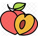 Peach Fruit Healthy Icon