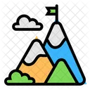 Peak Mountain Nature Icon