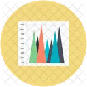 Peak Value Graph Icon