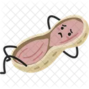 Peanut Cute Bean Seed Icône