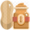 Peanut Butter Butter Groundnut Icon