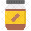 Peanut Butter Jar Butter Bottle Icon