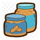 Peanut Butter Jar Jam Icon