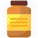 Peanut Butter Butter Jar Butter Bottle Icon