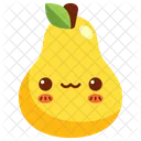 Pear Fruit Face Icon