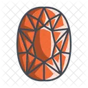 Pear Diamond Gem Icon