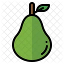 Pear Fruit Green Icon