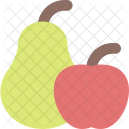 Pear And Apple  Icon