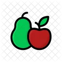 Pear And Apple  Icon