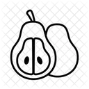 Pear Cut  Icon