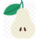 Pear Cut Pear Vegetable Icon