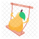 Pear Swing Fresh Pear Heathy Fruit Icon