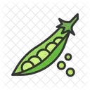 Peas Food Vegetable Icon