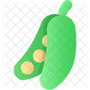 Peas Vegetable Vegan Icon