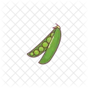 Peas Vegetable Agriculture Icon