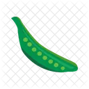 Snow Peas Vegetable Icon