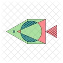 Pescado Objeto De Decoracion De Verano Ilustracion De Pescado Retro Icono