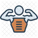 Pectorals Body Muscle Icon