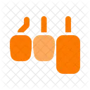Acelerar Frenar Simple Icono