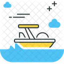 Pedalo Boat Water Bicycle Icon