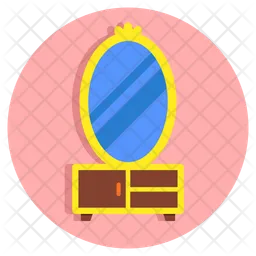 Pedestal Mirror  Icon